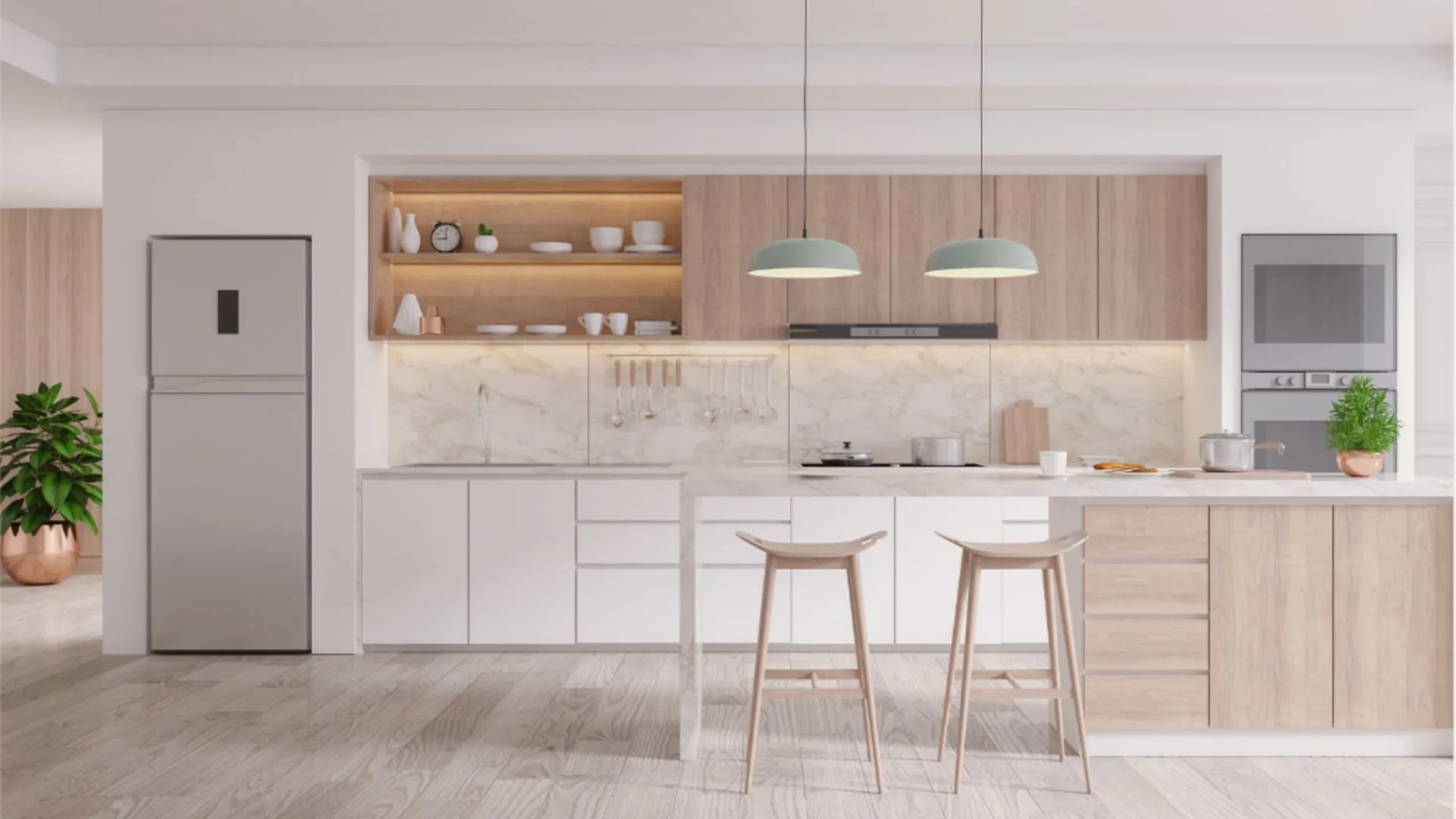 Clean organized home interior Sacramento house cleaning