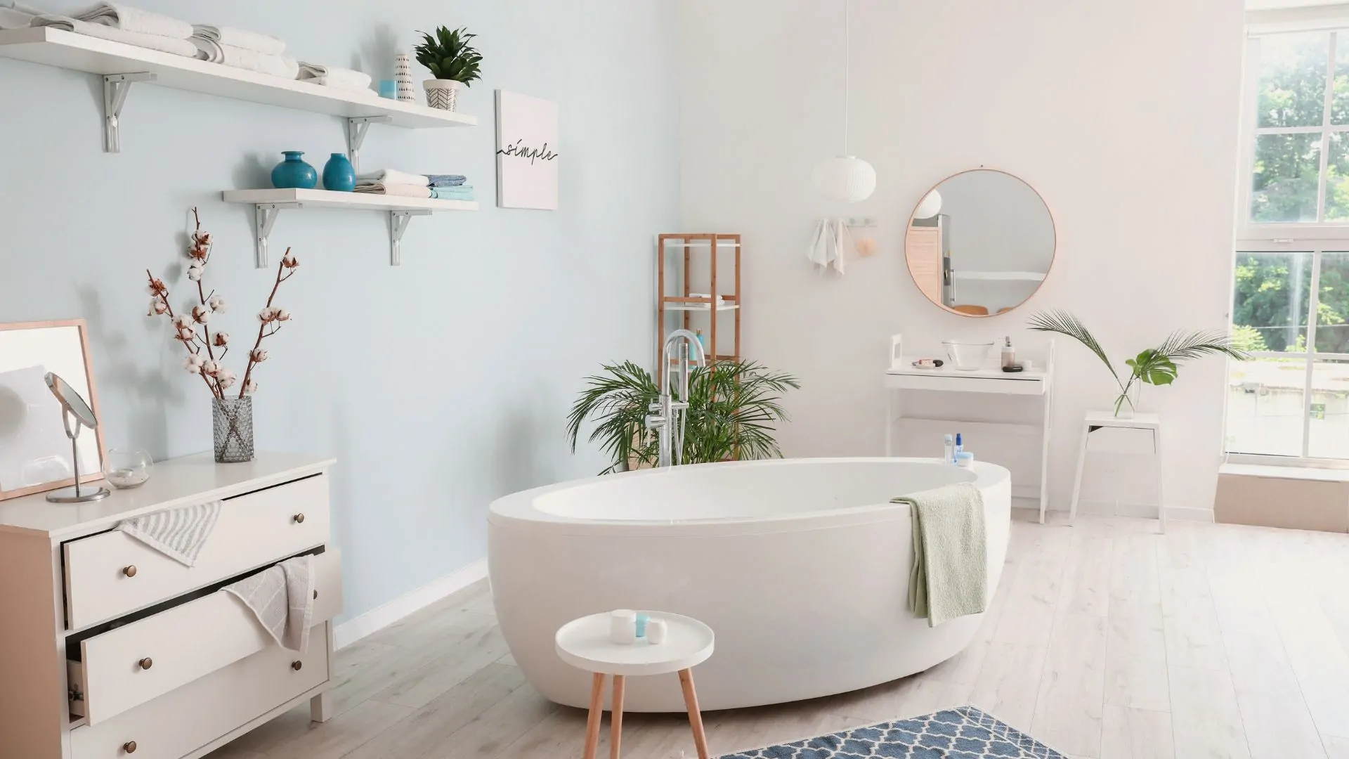 Clean organized home interior Carmichael house cleaning