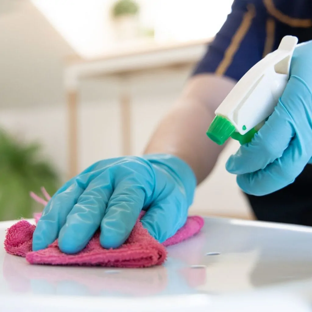 cleaning and disinfecting surfaces